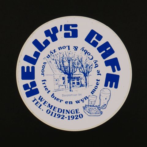 KELLY'S CAF? ヴィンテージステッカー オランダ