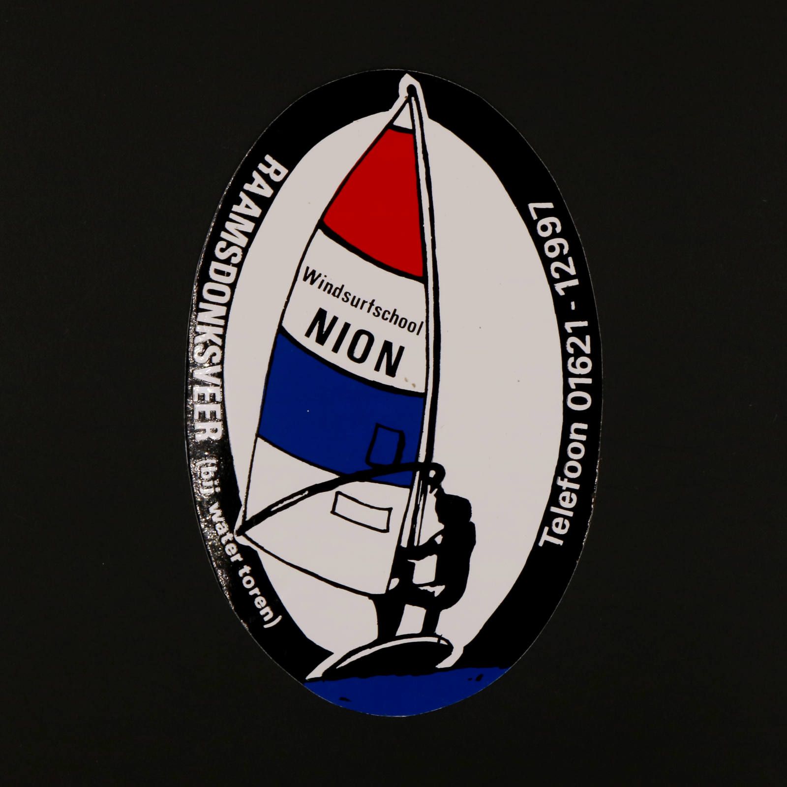 Windsurfschool NION ヴィンテージステッカー オランダ