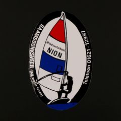 Windsurfschool NION ヴィンテージステッカー オランダ