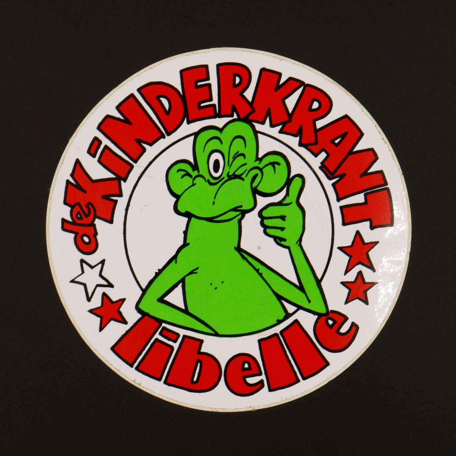 de Kinderkrant libelle ヴィンテージステッカー オランダ