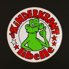 de Kinderkrant libelle ヴィンテージステッカー オランダ