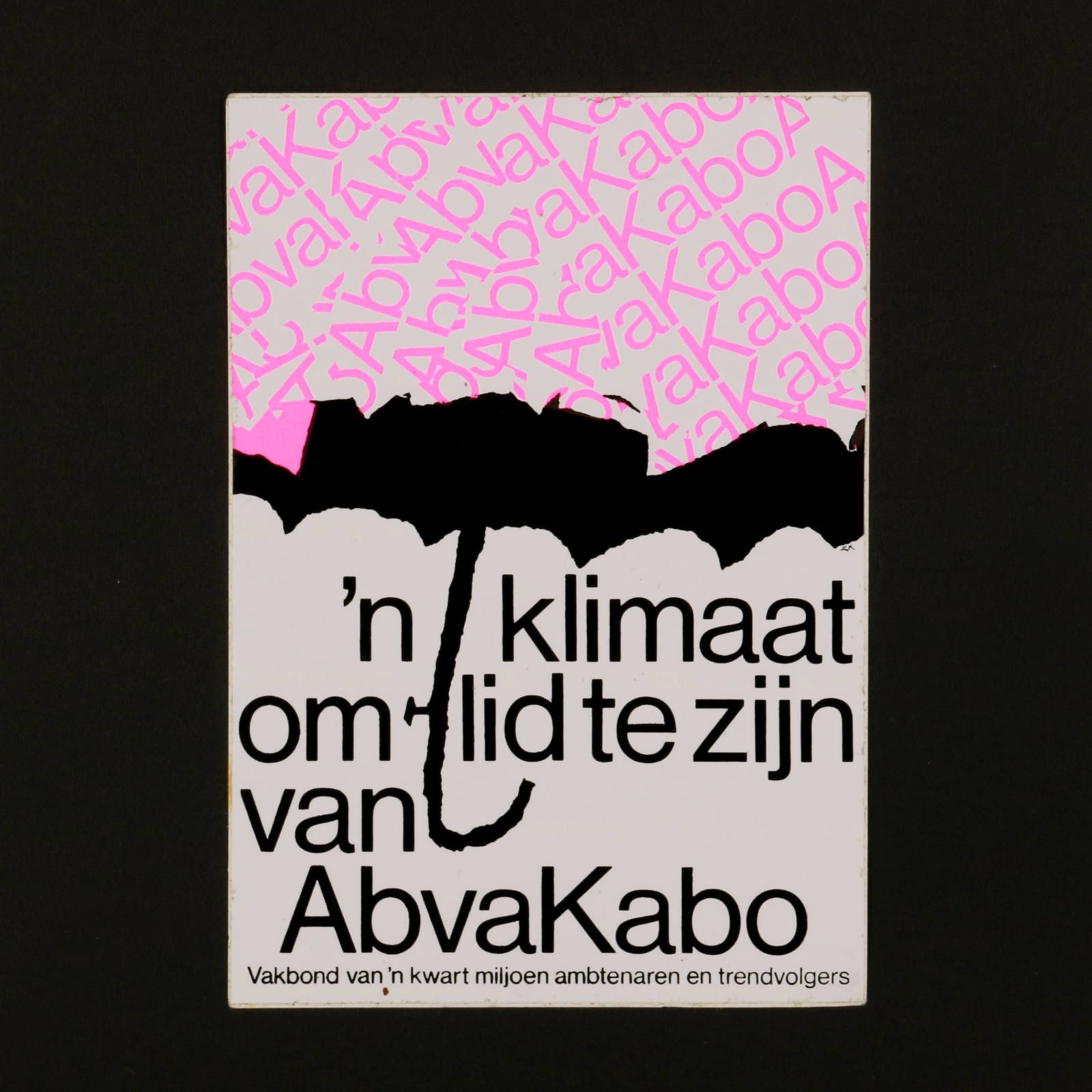 AbvaKabo ヴィンテージステッカー オランダ