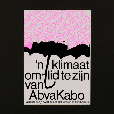 AbvaKabo ヴィンテージステッカー オランダ