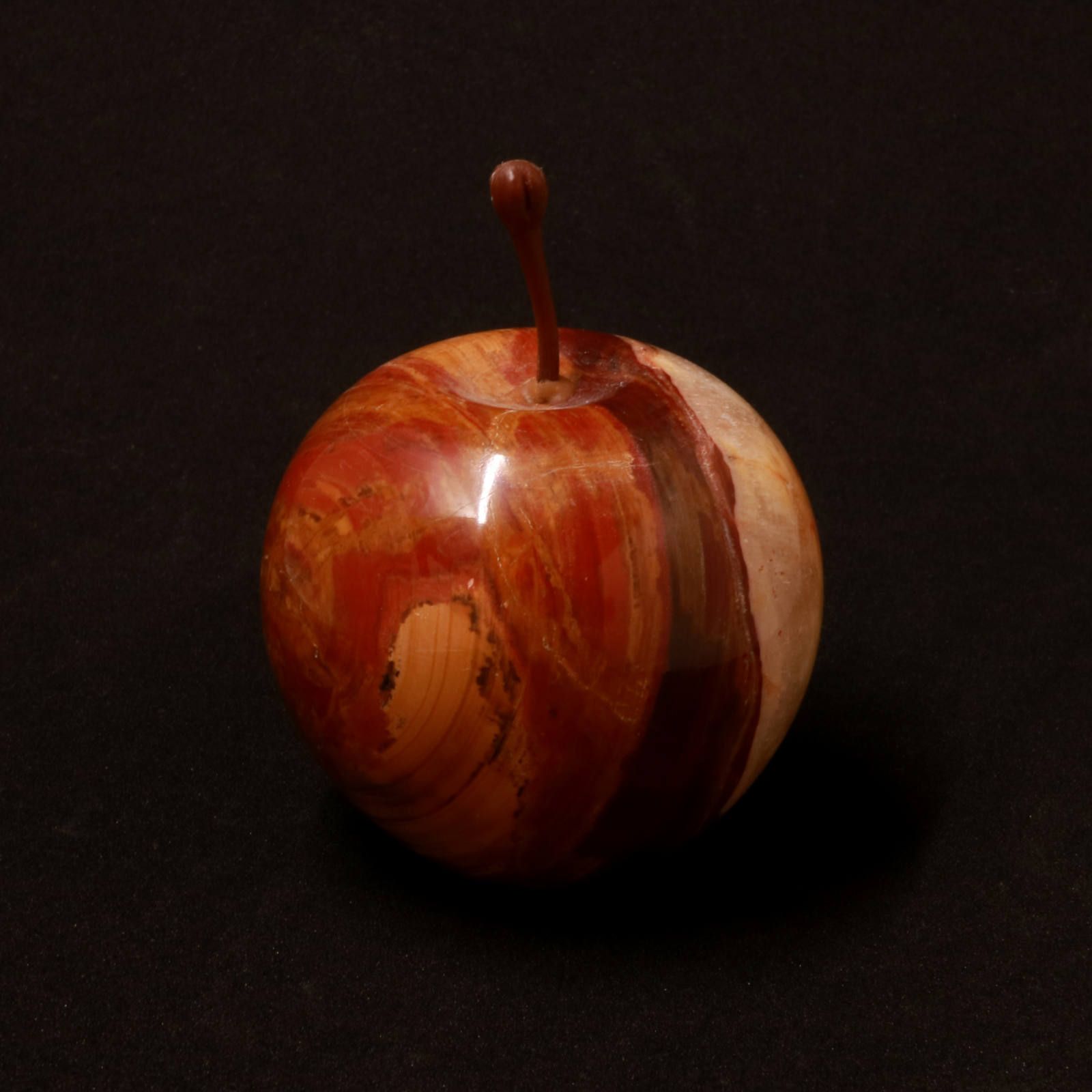 「Marble Apple Small」Brown