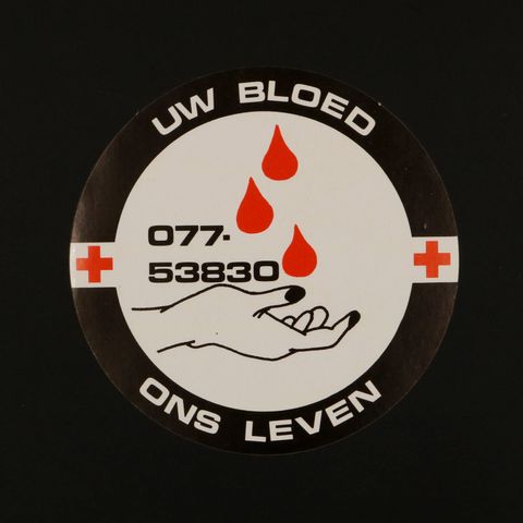UW BLOED ONS LEVEN ヴィンテージステッカー オランダ
