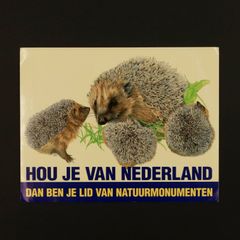 NATUURMONUMENTEN ヴィンテージステッカー オランダ