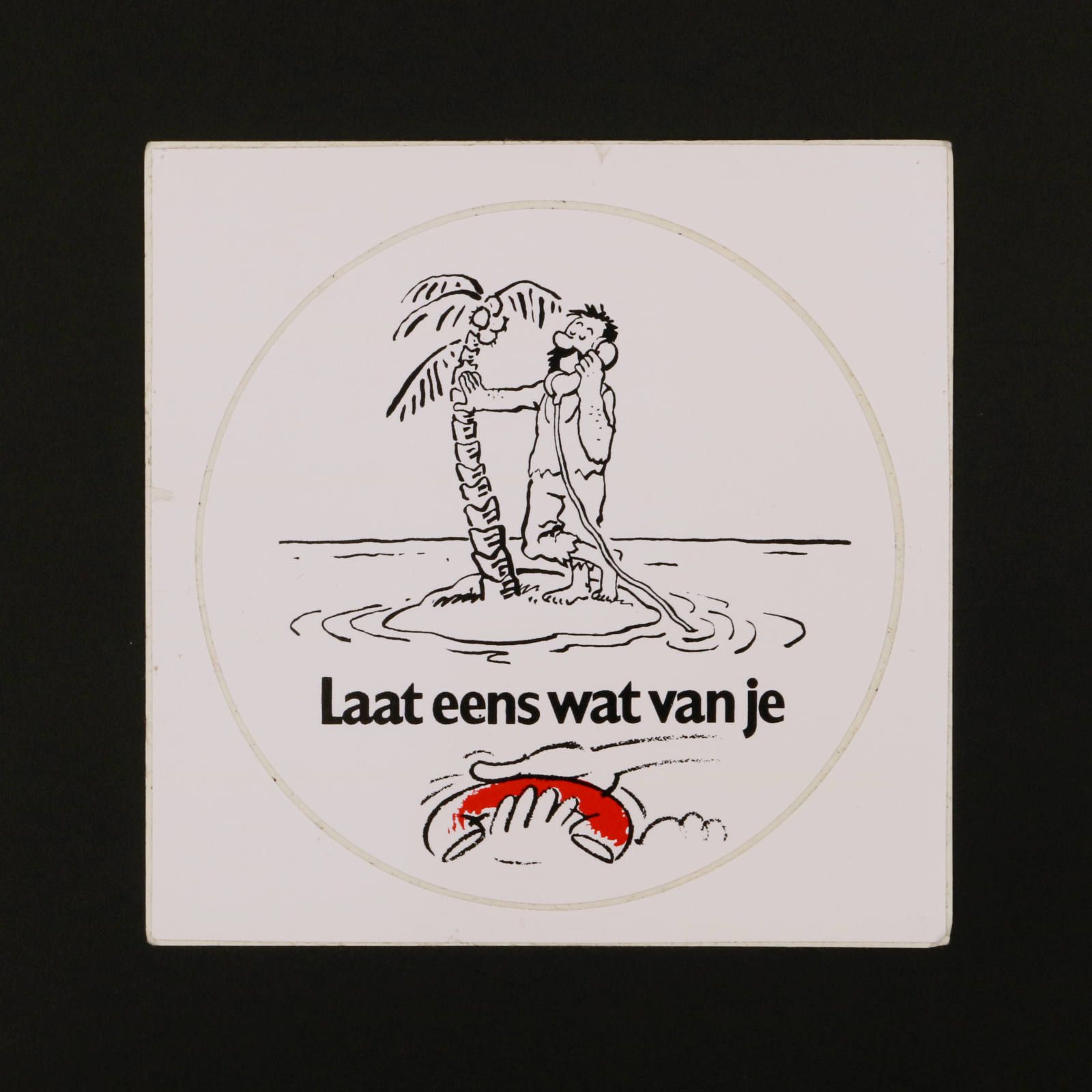 Laat eens wat van je ヴィンテージステッカー オランダ