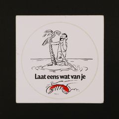 Laat eens wat van je ヴィンテージステッカー オランダ