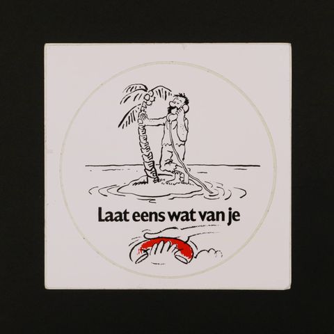 Laat eens wat van je ヴィンテージステッカー オランダ
