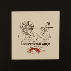 Laat eens wat van je ヴィンテージステッカー オランダ