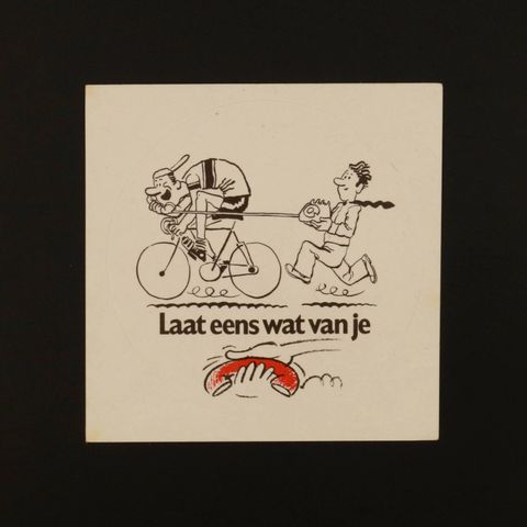 Laat eens wat van je ヴィンテージステッカー オランダ