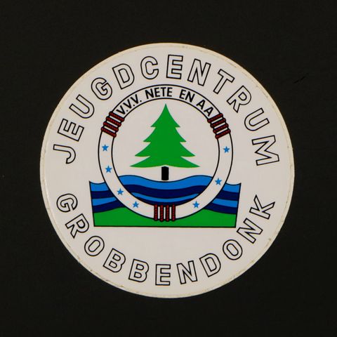 JEUGDCNTRUM GROBBENDONK ヴィンテージステッカー オランダ
