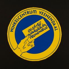 WINKELCENTRUM VEENEDAAL ヴィンテージステッカー オランダ
