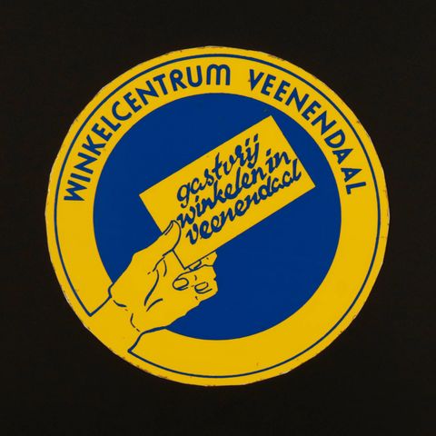 WINKELCENTRUM VEENEDAAL ヴィンテージステッカー オランダ