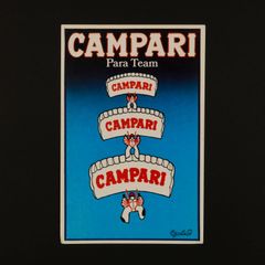 CAMPARI Para Team ヴィンテージステッカー オランダ