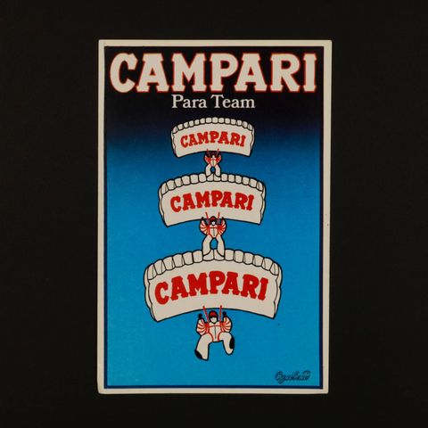 CAMPARI Para Team ヴィンテージステッカー オランダ