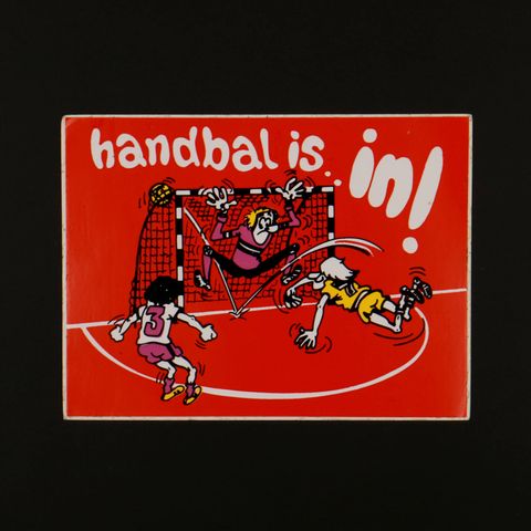handbal is in ! ヴィンテージステッカー オランダ