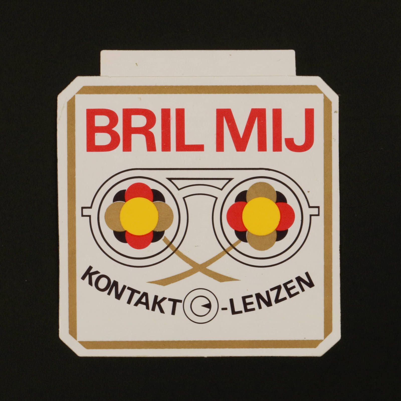 BRIL MIJ ヴィンテージステッカー オランダ