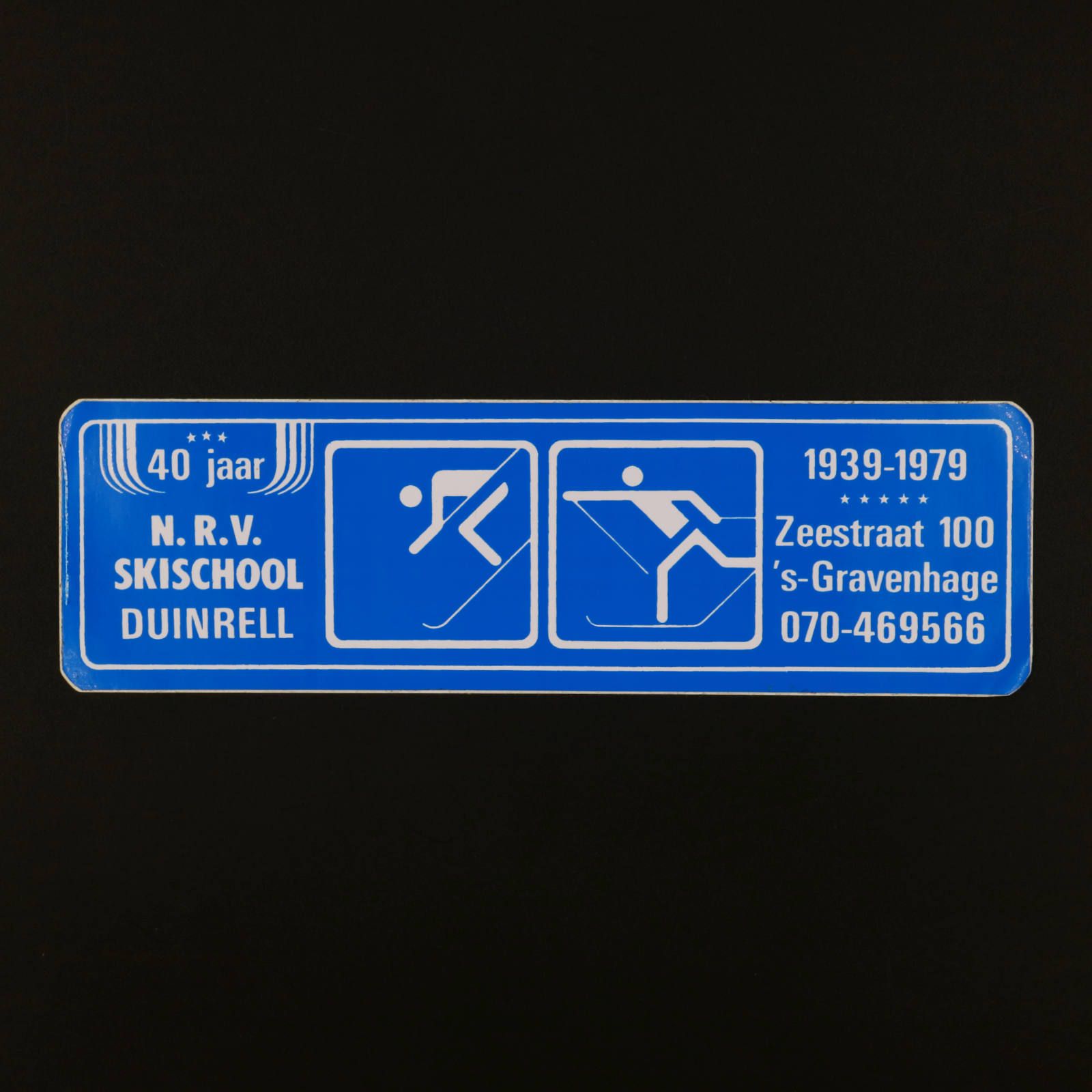 N.R.V.SKISCHOOL DUINRELL ヴィンテージステッカー オランダ
