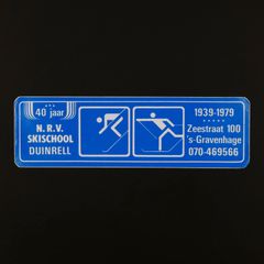 N.R.V.SKISCHOOL DUINRELL ヴィンテージステッカー オランダ