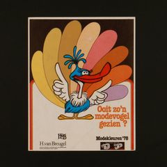 HVB Modekleuren '78 ヴィンテージステッカー オランダ
