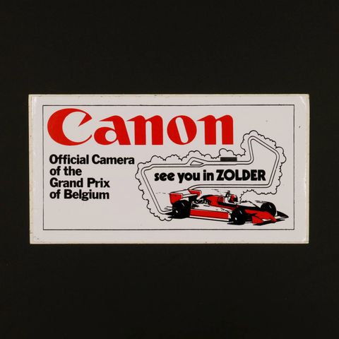 Canon ヴィンテージステッカー オランダ