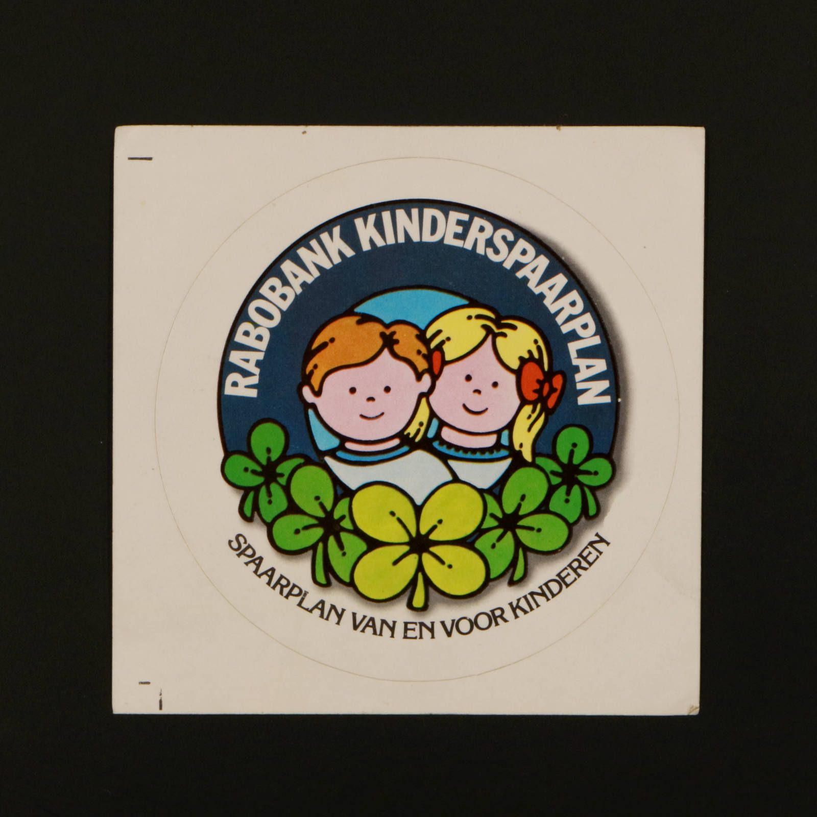 RABOBANK KINDERSPAARPLAN ヴィンテージステッカー オランダ