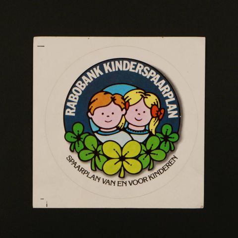 RABOBANK KINDERSPAARPLAN ヴィンテージステッカー オランダ