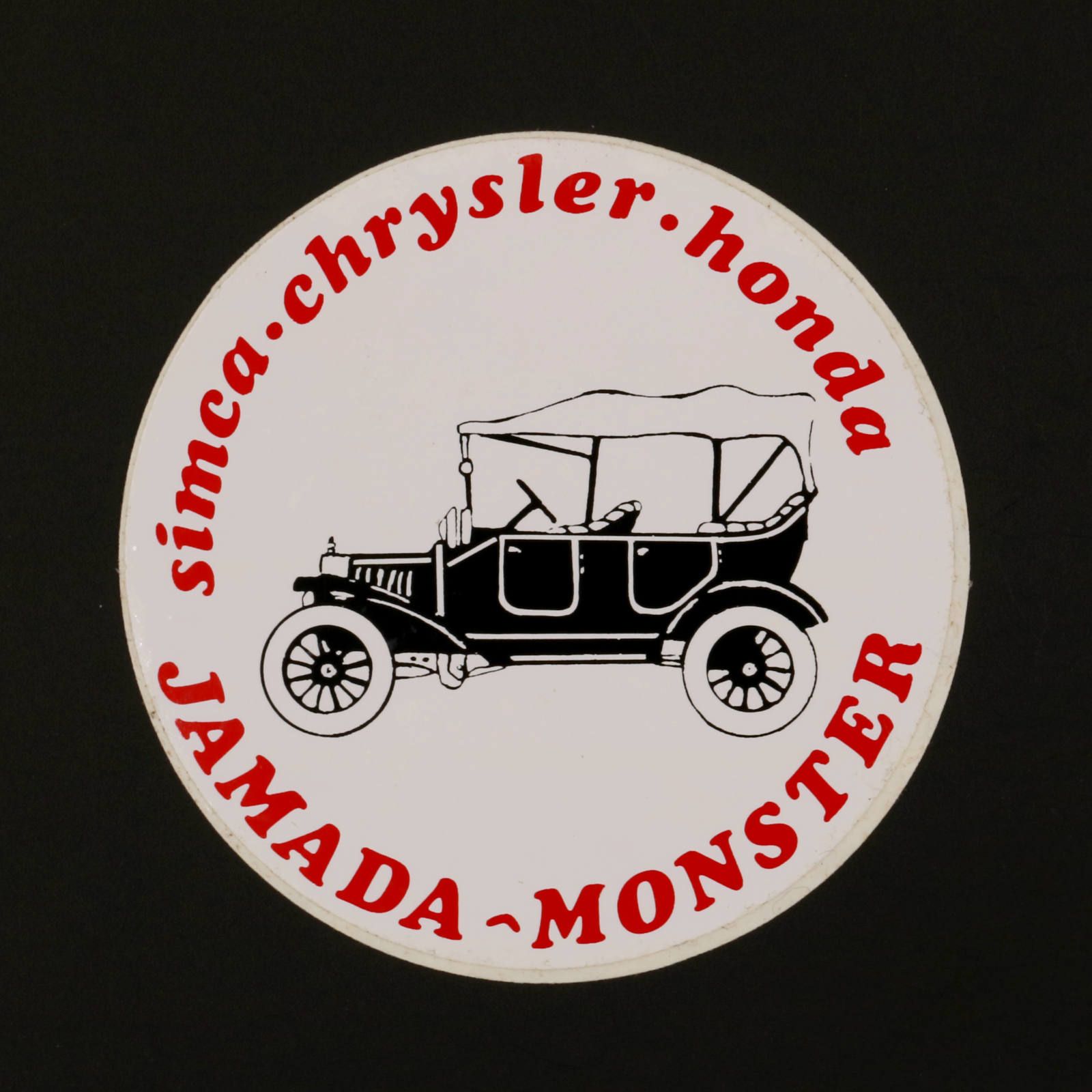 JAMADA MONSTER ヴィンテージステッカー オランダ