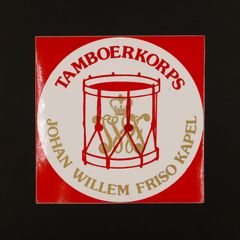 TAMBOERKORPS JOHAN WILLEM FRISO KAPEL ヴィンテージステッカー オランダ