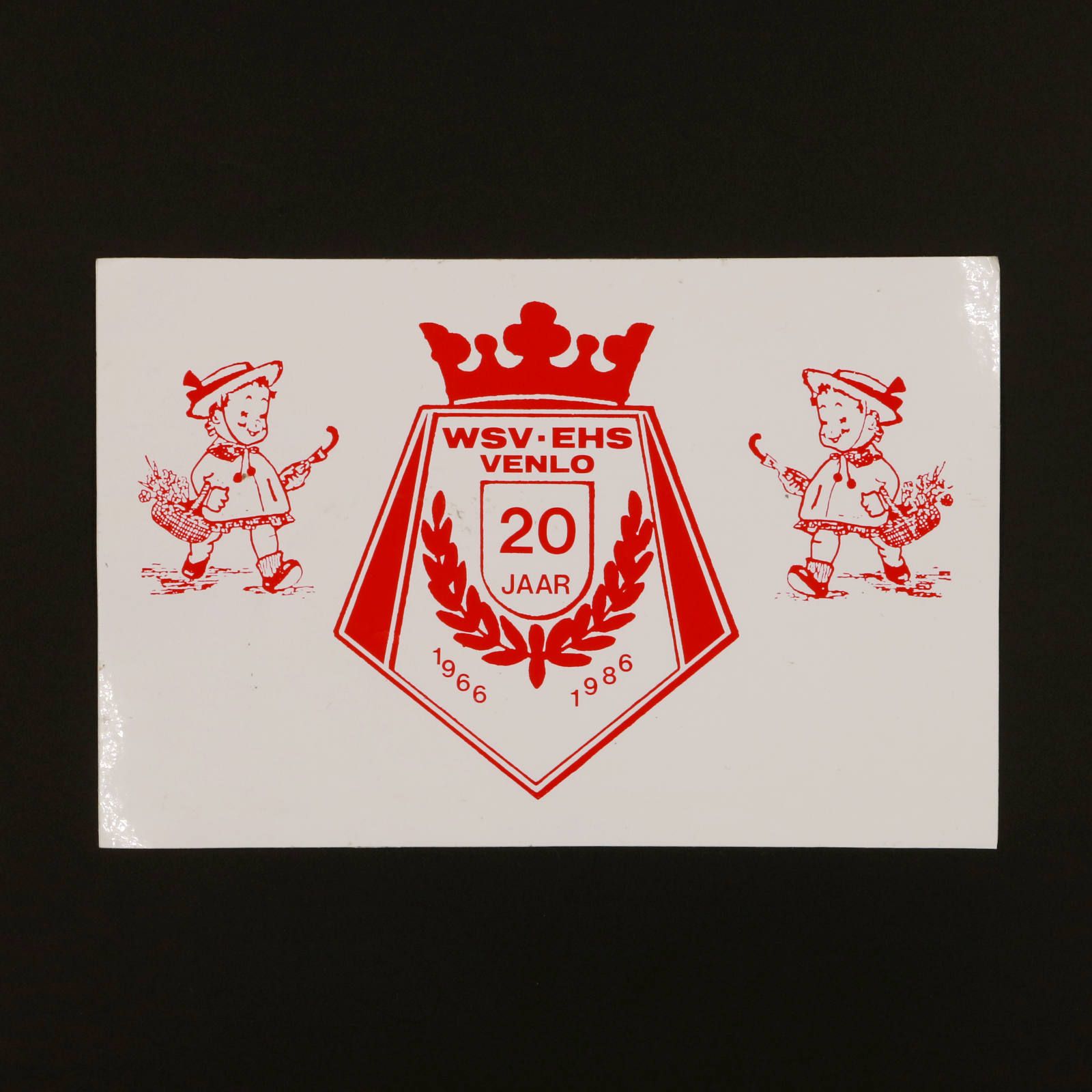 WSV EHS VENLO ヴィンテージステッカー オランダ