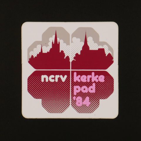 ncrv kerke pad '84 ヴィンテージステッカー オランダ
