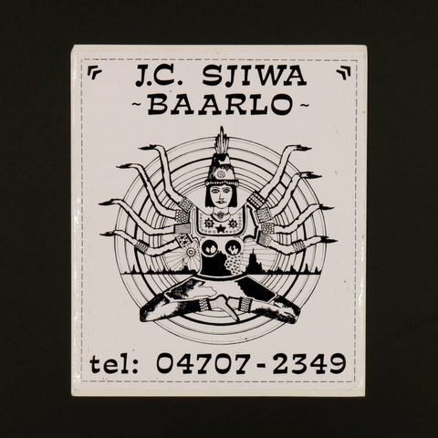 J.C.SJIWA BAARLO ヴィンテージステッカー オランダ
