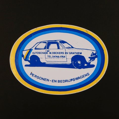 PERSONEN-EN BEDRIJFSWAGENS ヴィンテージステッカー オランダ