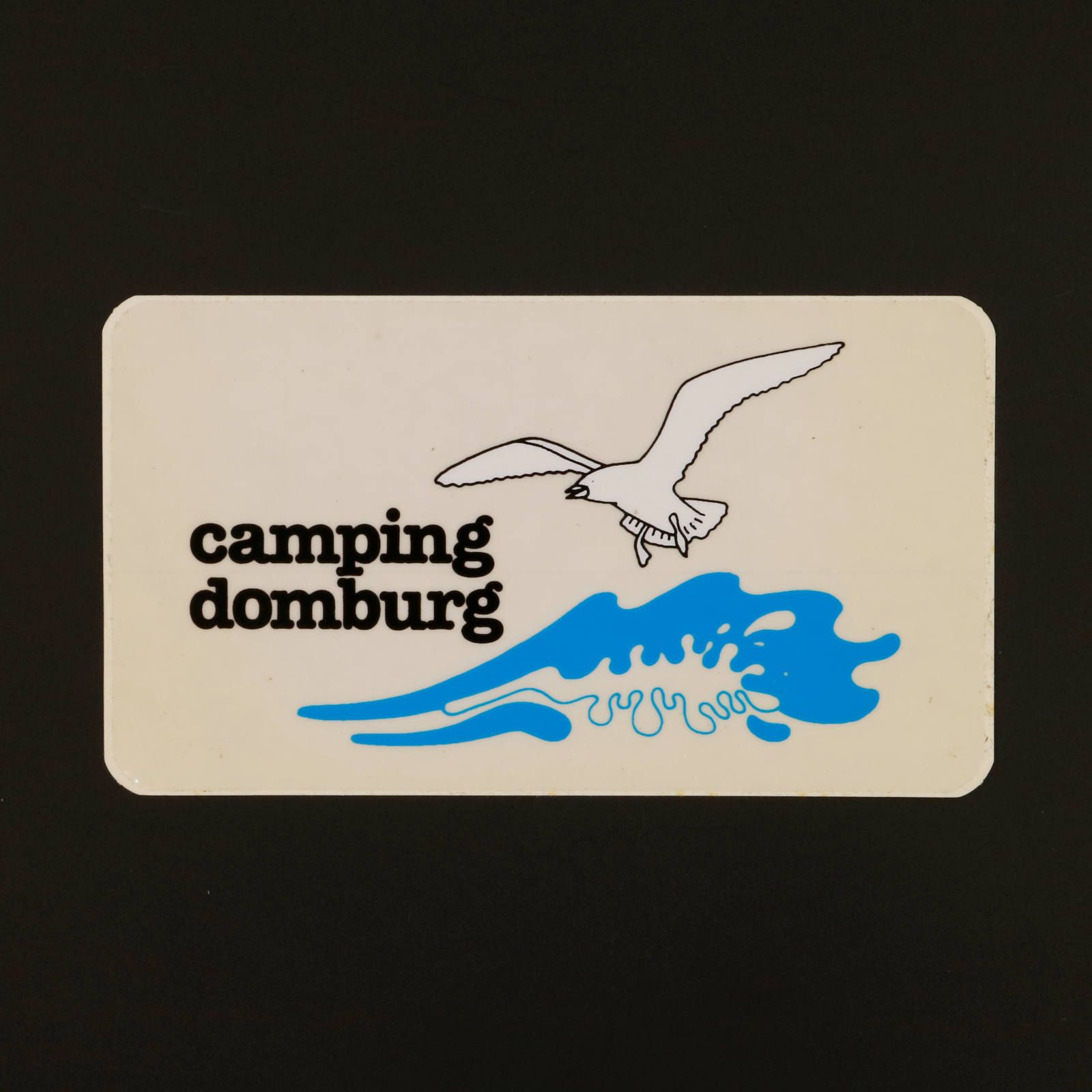 camping domburg ヴィンテージステッカー オランダ