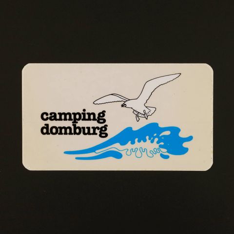 camping domburg ヴィンテージステッカー オランダ