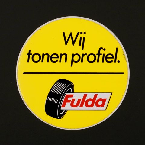 Fulda ヴィンテージステッカー オランダ