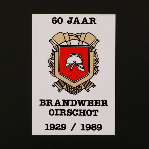 BRANDWEER OIRSCHOT ヴィンテージステッカー オランダ