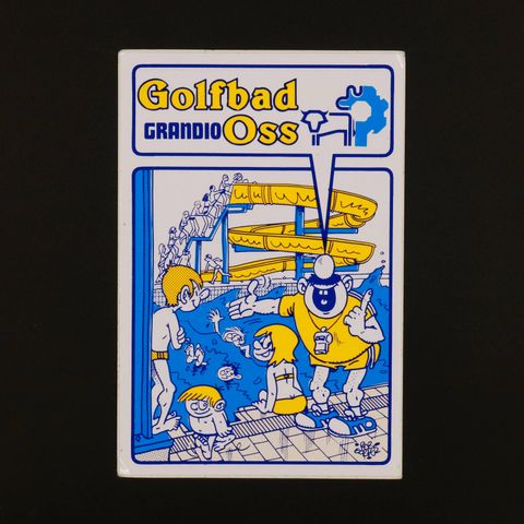 Grandio Golfbad Oss ヴィンテージステッカー オランダ