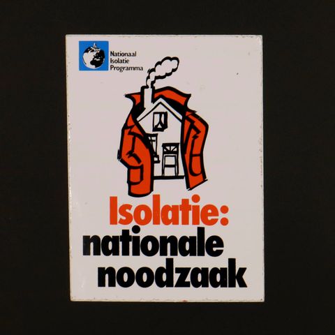 Nationaal Isolatie Prodramma ヴィンテージステッカー オランダ