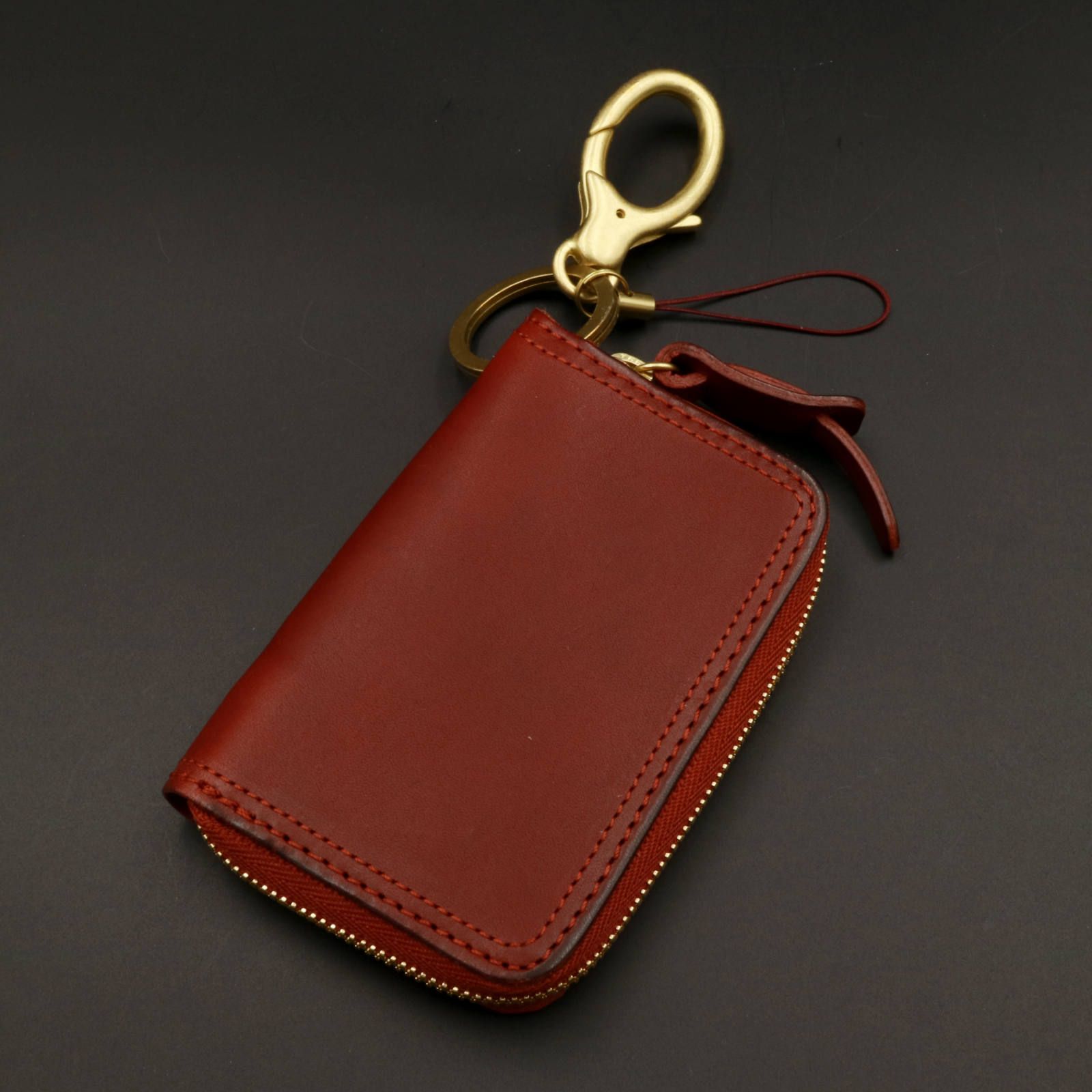 「SLATE」 スマートキーケース/レディッシュブラウン