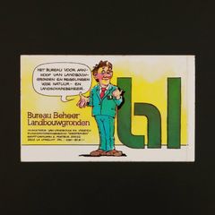 Bureau Beheer Landbouwgronden ヴィンテージステッカー オランダ
