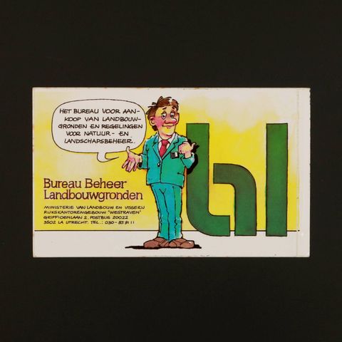 Bureau Beheer Landbouwgronden ヴィンテージステッカー オランダ