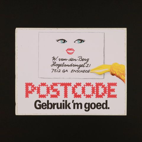 POSTCODE ヴィンテージステッカー オランダ