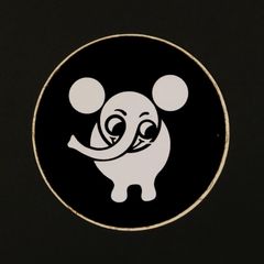ゾウ ヴィンテージステッカー オランダ
