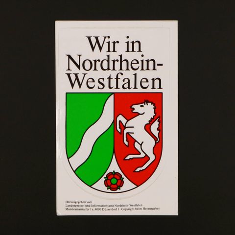 Wir in Nordrhein Westfalen ヴィンテージステッカー オランダ