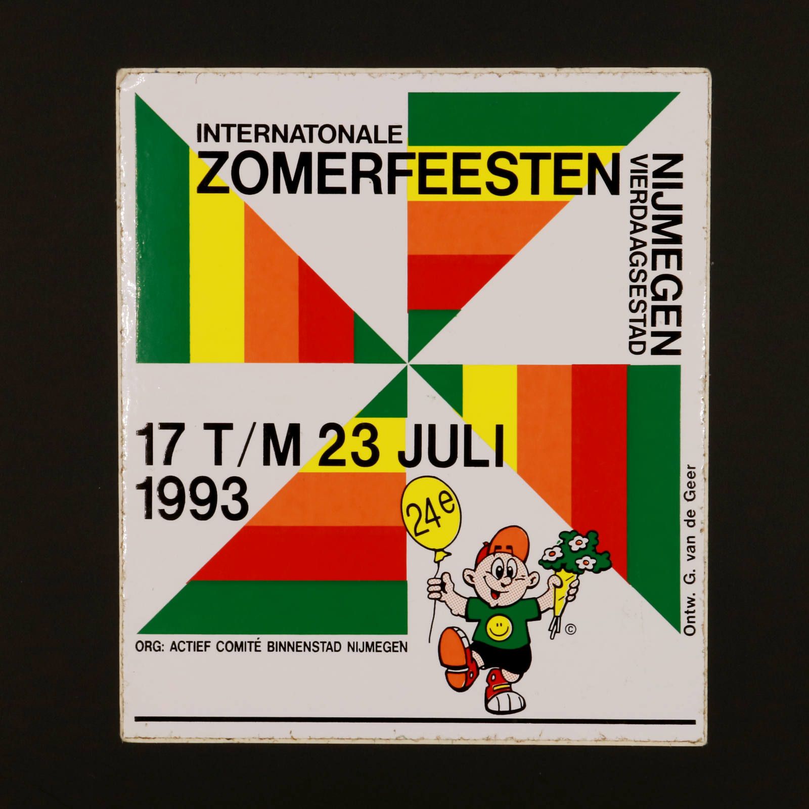 INTERNATONALE ZOMERFEESTEN ヴィンテージステッカー オランダ