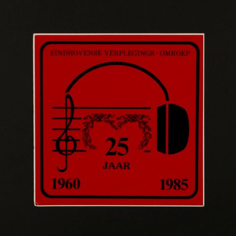 EINDHOVENSE VERPLEGINGS OMROEP 25 JAAR ヴィンテージステッカー オランダ