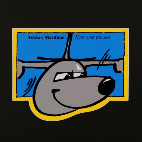 Fokker Maritime ヴィンテージステッカー オランダ