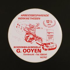 SCHOONMAAKBEDRIJF G.OOYEN ヴィンテージステッカー オランダ